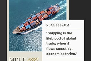 Neal Elbaum Explains Why Shipping is the Lifeblood of Global Trade