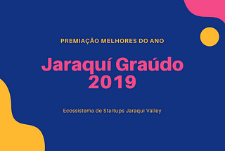 A comunidade de startups Jaraqui Valley reconhece as melhores iniciativas para o ecossistema…