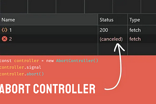 Fetch: AbortController