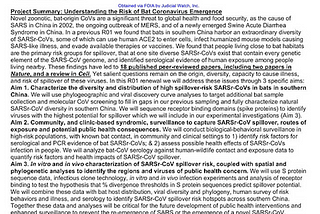 Key South East Asia Grants — Part 2: Potential Irregularities in EHA R01 grants (NIH)