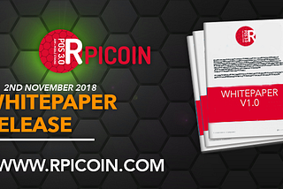 RPICoin’s Whitepaper Released!