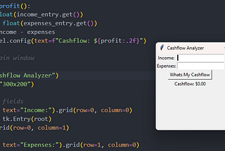 How I Built A Simple Python Cashflow Analyzer Desktop Application