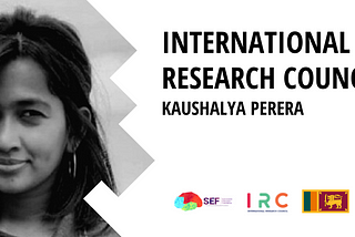 Meet Sri Lankan Researcher —Kaushalya Perera