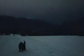 A Night Walk with My Dog