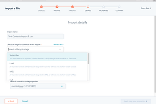 Explained: Setting the Lifecycle Stage When Importing Into Hubspot