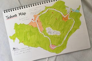 現代アートの小国【豊島】に行きたくなる地図づくりにTRY！