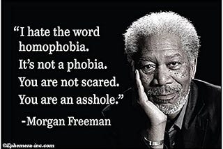 Homophobia Is Never a Good Look