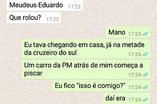 “Como tão suas férias?”