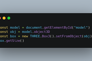 [three.js] Get the size of the glb model