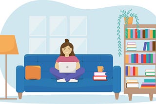 woman-working-or-studying-from-home-home-office-concept-with-sofa-bookcase-lamp-books-free-vector.jpg