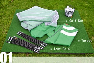 How To Install Lesmart Golf Practice Net with Target