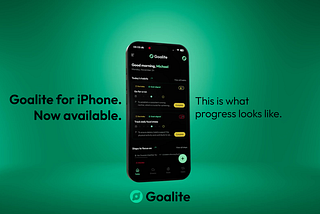 Goalite for iPhone is Live and Ready for Your New Year