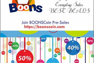 BOONS enables the latest tech to create a marketplace of your dreams!