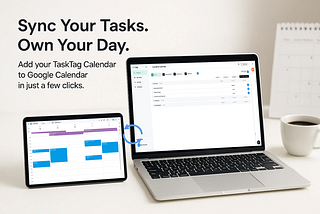 Subscribe to TaskTag Feed Using Google Calendar