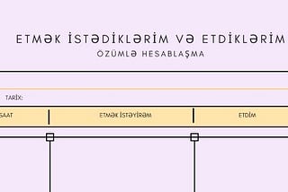 Günlük plana niyə uymuruq?