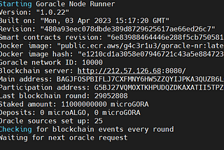 How connect Algo and Goracle nodes on different servers