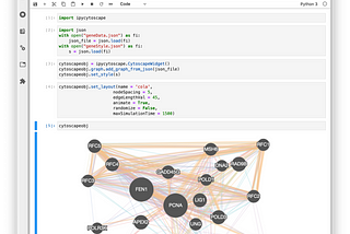 Interactive Graph Visualization in Jupyter with ipycytoscape