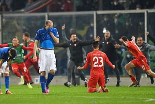 Another Shock Failure To Qualify For The World Cup For Italy