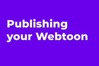 Publishing Your Webtoon on Toonit