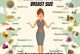 What to eat makes your breasts bigger