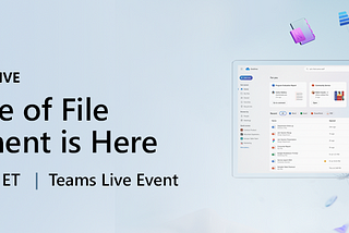 Microsoft OneDrive Event: The Future of File Management is Here