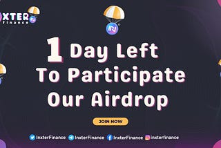 🚀 Only one day left to participate our
🚀 AIRDROP 
🚀 Join Now