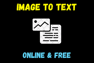 Best Online Image To Text Converter Tool