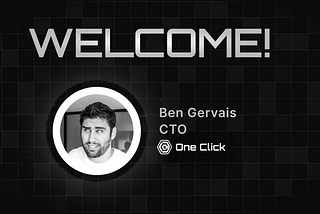 Ben Gervais joins as Chief Technology Officer