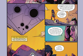 Ms. Marvel: On hidden meanings, line-art and color theory.