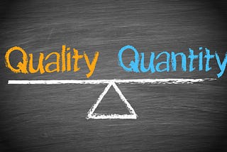 Quality vs. Quantity: Post-Coding Bootcamp Version