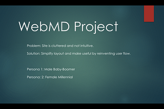 WebMD Project