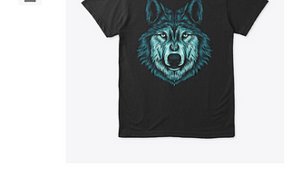 Angry Wolf T-shirt Design