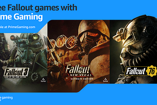 To celebrate the new Prime Video series, Prime Gaming adds two additional Fallout games on Amazon…