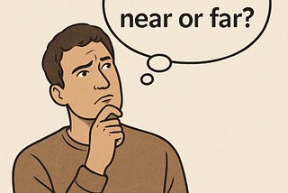 “Is Delhi near or far?”,