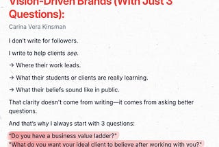 How Strategic Ghostwriters Help Build Vision-Driven Brands (With Just 3 Questions):
