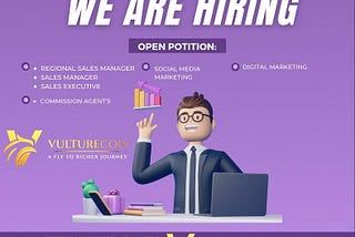 We Are Hiring:-