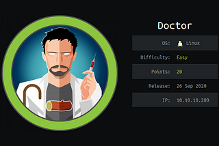 Doctor — HackTheBox