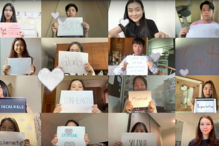 Screenshot of Thank You Video Prepared by BAScII Students.