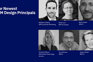 Announcing Our Newest IBM Design Principal Appointments!
