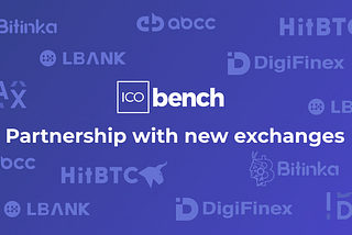 Partnership with new exchanges