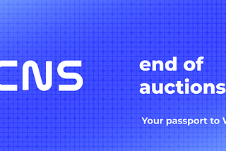 ICNS: The Auction is Over