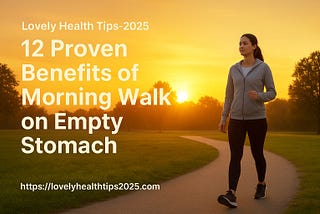 12 proven Benefits of Morning Walk on Empty Stomach
