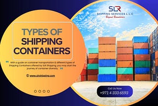 An analysis of some of the most common types of shipping containers