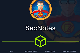 SecNotes, Hackthebox