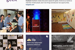 HasGeek on Instagram📷, videos from CSM Delhi & ReactFoo Pune📹, Deep Learning bootcamps💻, and…