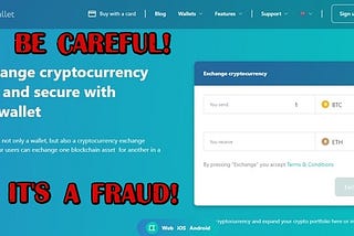 Never use Freewallet Bitcoin Gold crypto wallet!