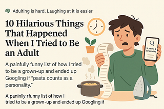 10 Hilarious Things That Happened When I Tried to Be an Adult