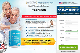 TestoGo | Testo Go | Male Enhancement | Special Offer!