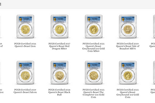 Certified gold coins from Solomon Global