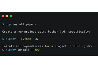 Pipenv 更簡單、更快速的 Python 套件管理工具